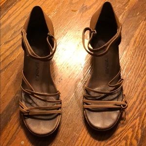 The a Riviera Wedges Size 10